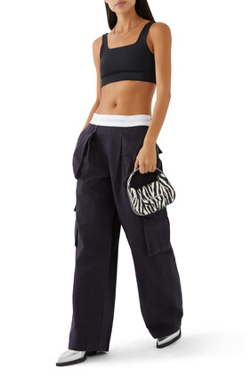 Logo Cargo Pants